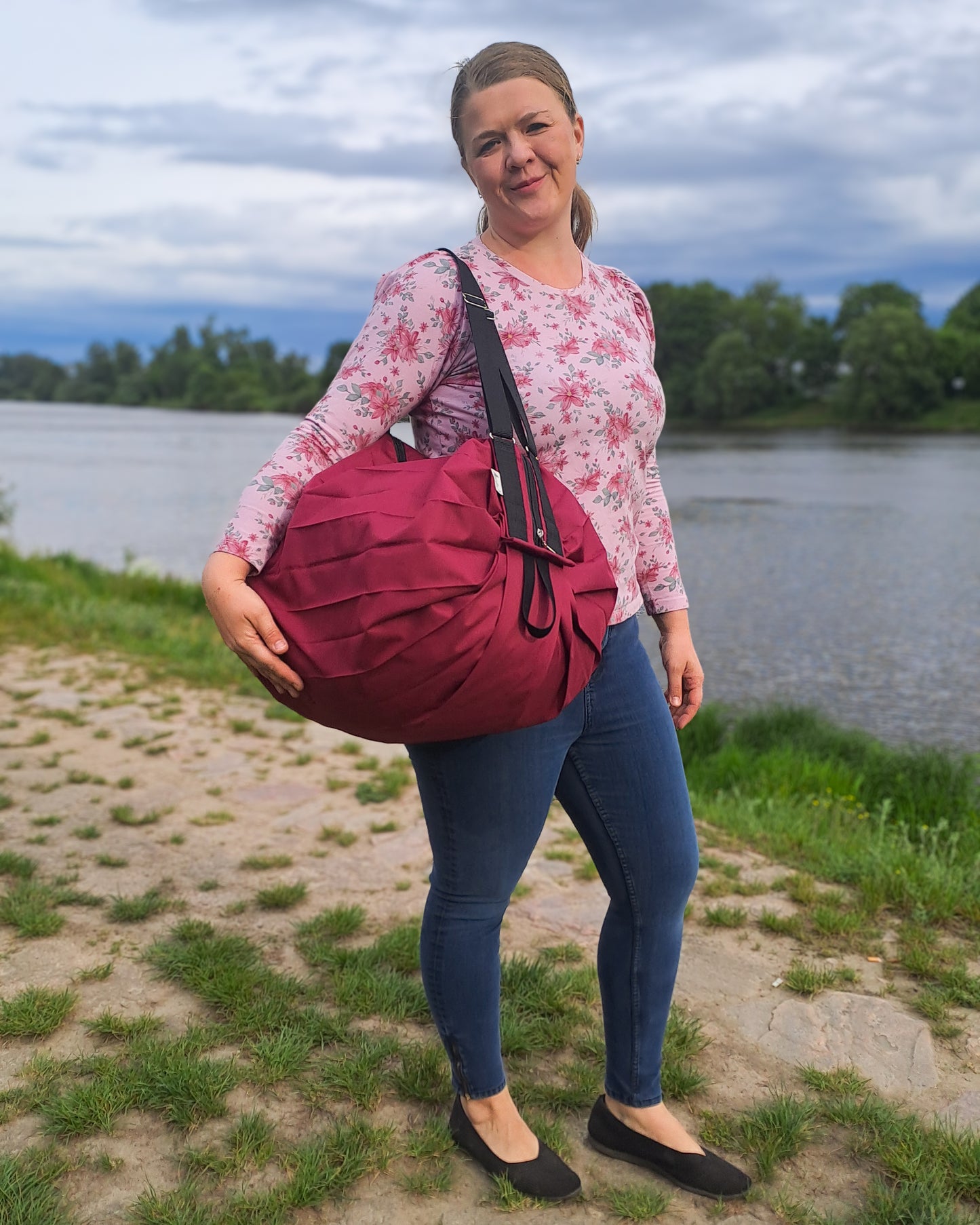 Taška Pamela- Bordó SKLADEM S CHYBKOU