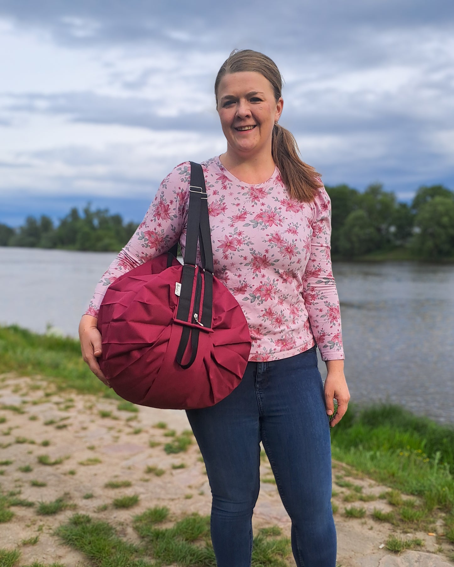 Taška Pamela- Bordó SKLADEM S CHYBKOU