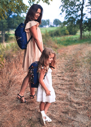 Batoh KEIRA pro mámy- Květiny