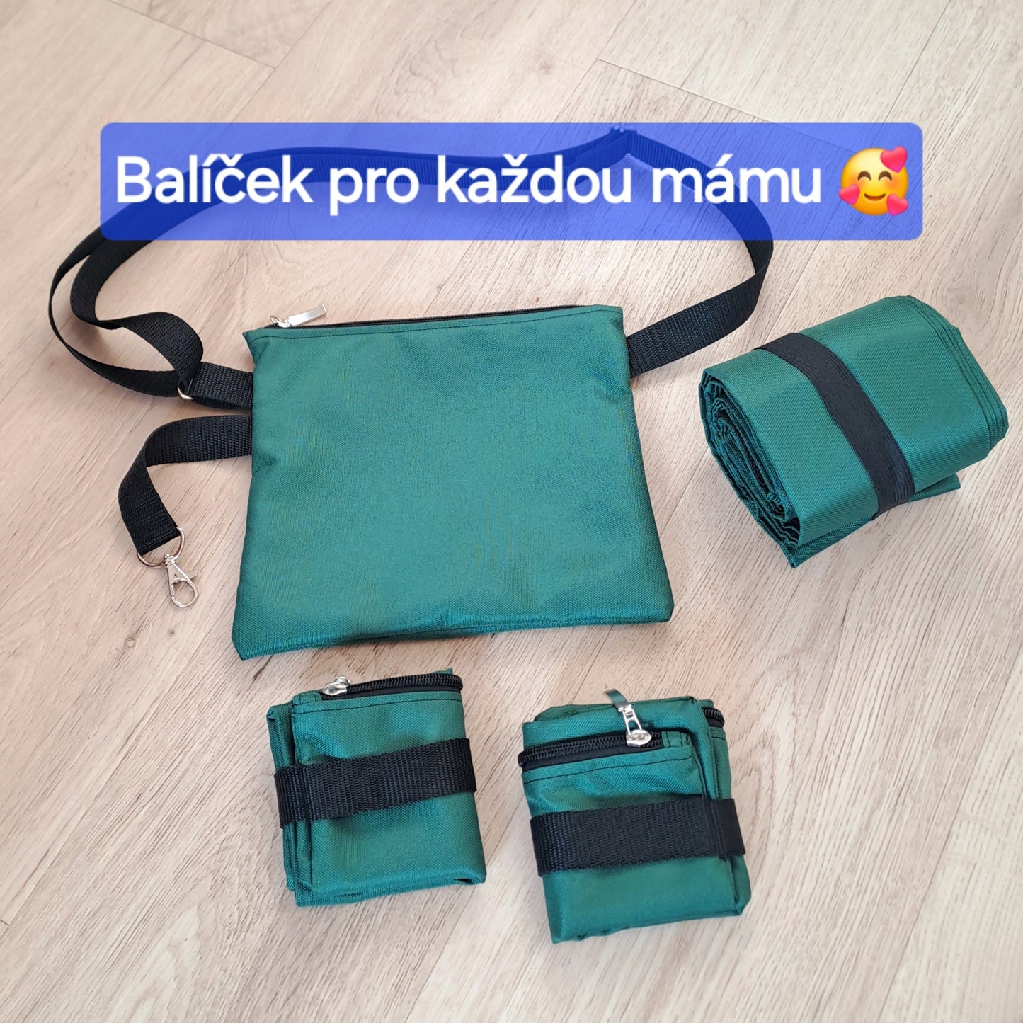 Taška Pamela - Zelená lesní SKLADEM