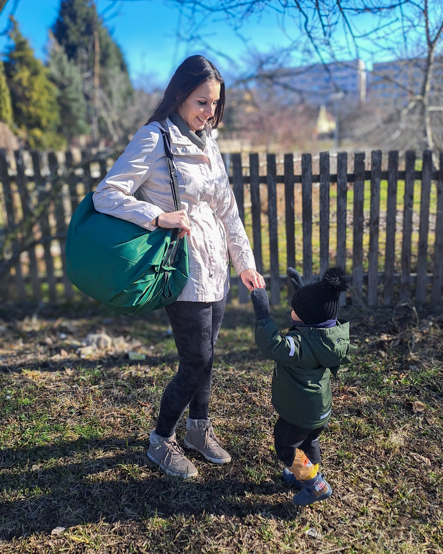 Taška Pamela - Zelená lesní SKLADEM