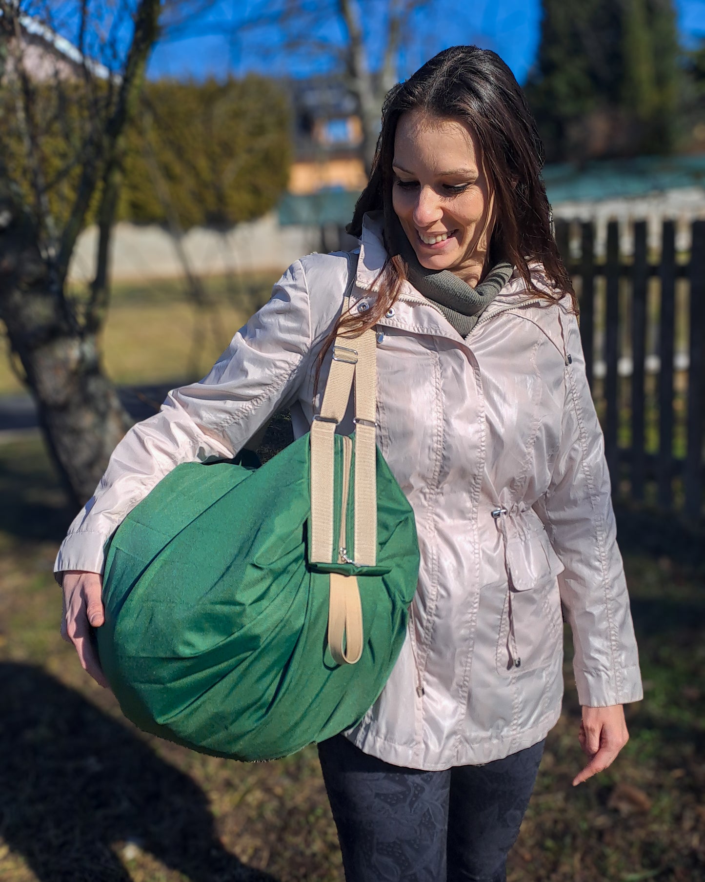 Taška Pamela - Zelená lesní SKLADEM