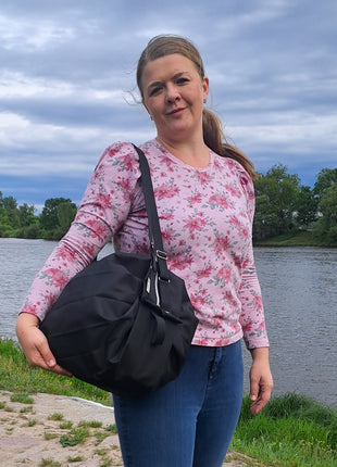 Taška Pamela- Černočerná SKLADEM