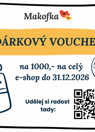 Dárkový poukaz 500,- až 1500,-
