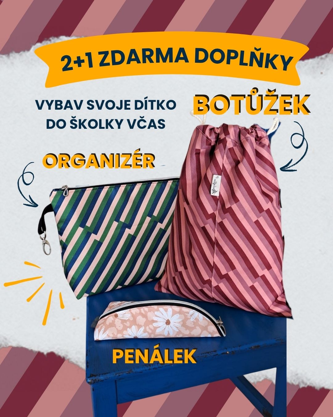Taštička Nela- pravá ruka pro Pamelu