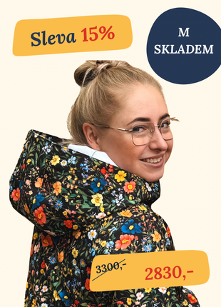 Softshellová přechodová bunda Olivie - Louka M SKLADEM