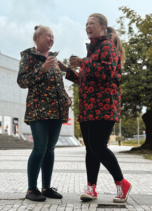 Softshellová přechodová bunda Olivie - Máky