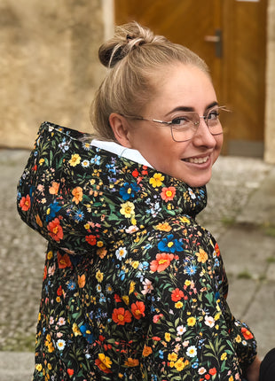 Softshellová přechodová bunda Olivie - Máky