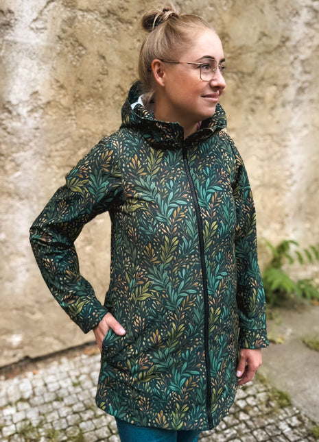 Softshellová bunda Olivie - Větvičky
