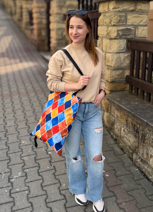 Odolná skládací taška na nákup