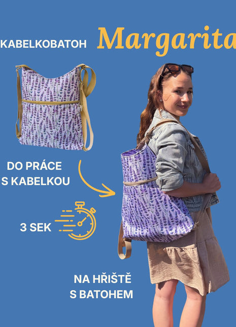 Kabelkobatoh Margarita- Levandule S VADOU