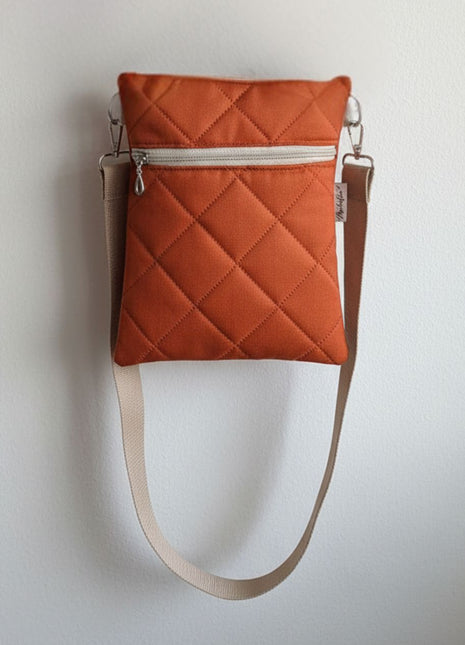 Kabelka Mini-B - Rezavé dlaždice DROP