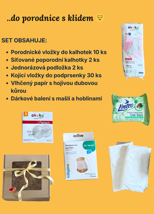 Hygienické potřeby do porodnice