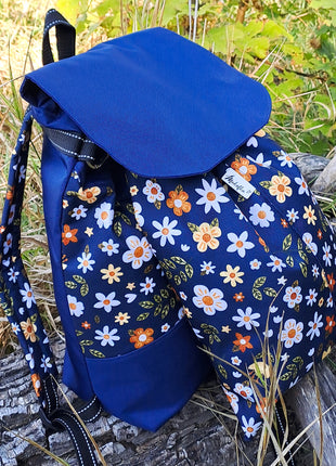 Batoh KEIRA pro mámy- Květiny