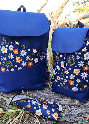 Batoh KEIRA pro mámy- Květiny