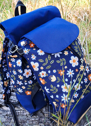 Batoh KEIRA pro mámy- Květiny