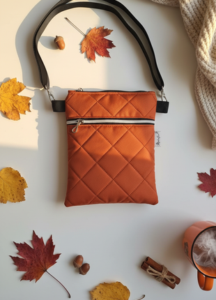 Kabelka Mini-B - Rezavé dlaždice DROP