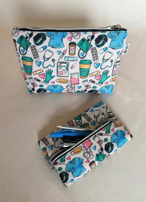 Oboustranná kosmetická taštička Lili - Lékařská