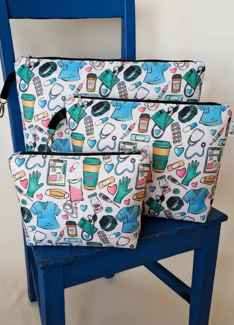 Oboustranná kosmetická taštička Lili - Lékařská