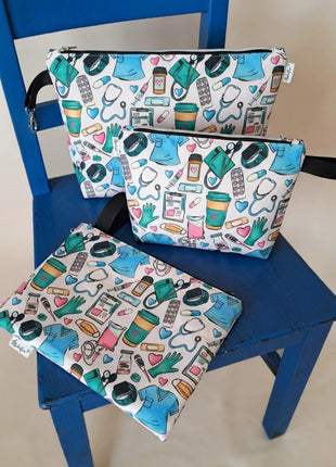 Oboustranná kosmetická taštička Lili - Lékařská